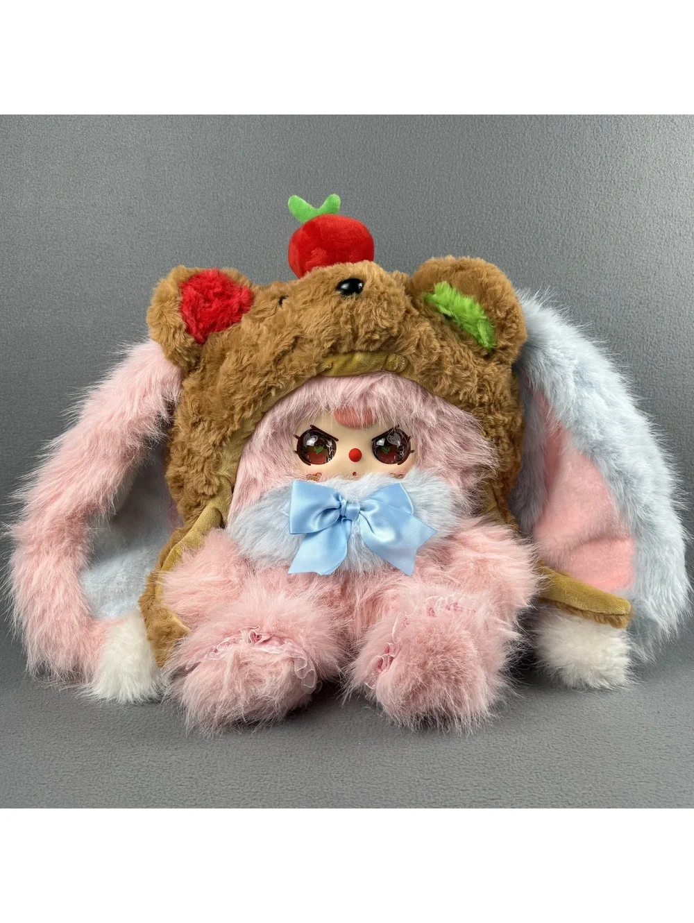 Confirmed - Baby Three 500% Hat Poster - Apple Bear